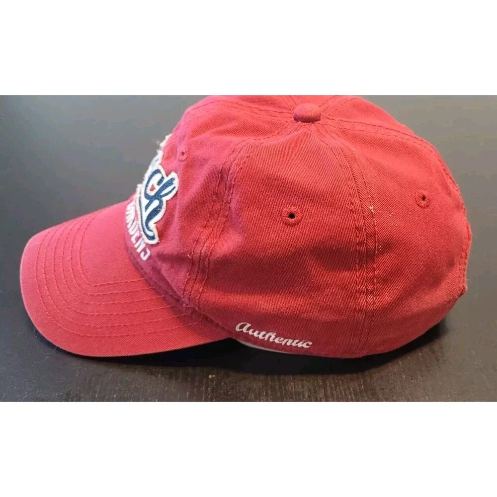 Maroon Busch Gardens Park Hat Cap Red Rollercoasters Zoo Adjustable Strap